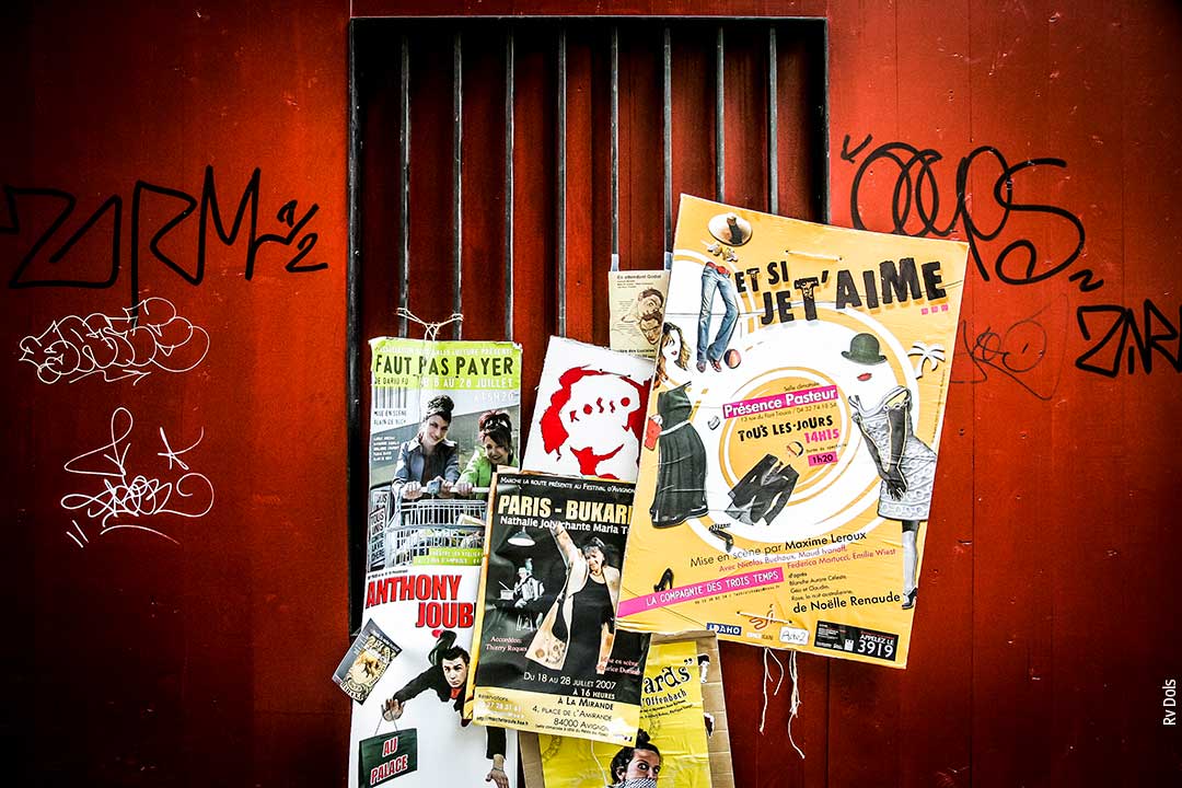 Photographie Je T'Aime issue de la série AFFICH GNON.