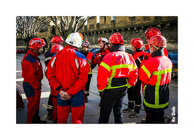 Le GRIMP groupe d'intervention du SDIS vaucluse.