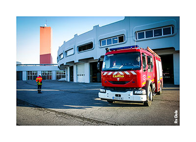 La caserne des Sapeurs pompiers Sdis Avignon.