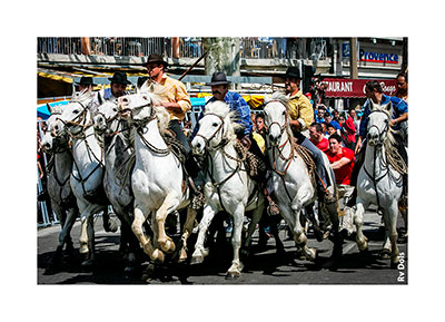 Féria en Arles dans les Bouches-du-Rhône.