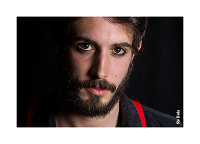 Portrait photographique en studio.